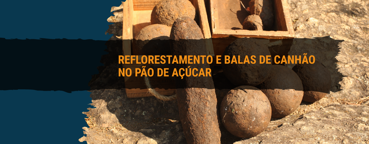 REFLORESTAMENTO E BALAS DE CANHÃO NO PÃO DE AÇÚCAR